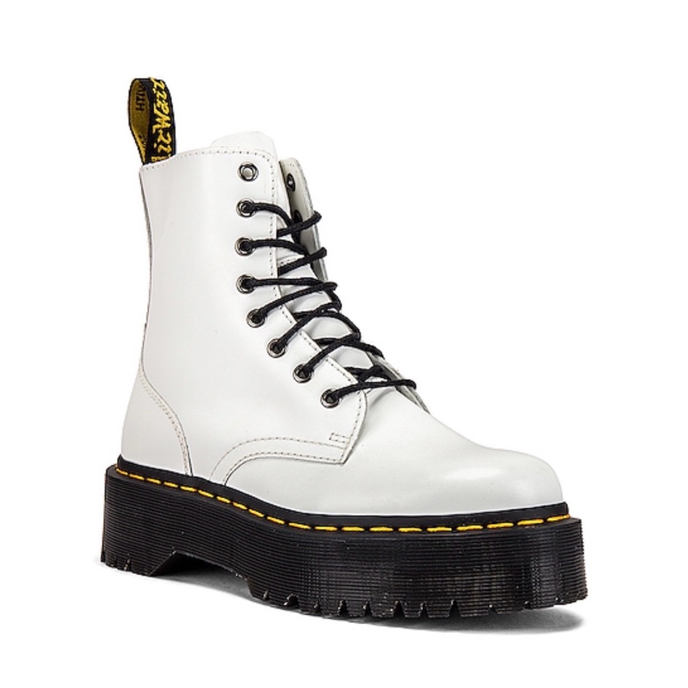 Dr Martens White Platform